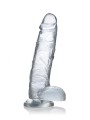 Jock C-Thru Transparante Dildo - 23 cm.