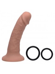 Brazen Siliconen Dildo Met Harnas - 20 cm