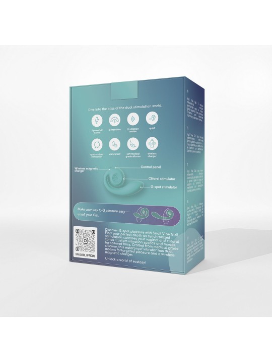 Snail Vibe Gizi Vibrator - Turquoise