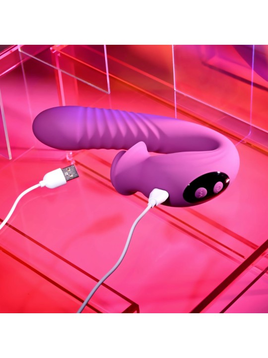 Evolved - Deep Ecstasy Rabbit Vibrator - Magenta