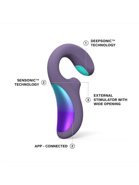 LELO - ENIGMA Double Sonic A-spot vibrator - Black