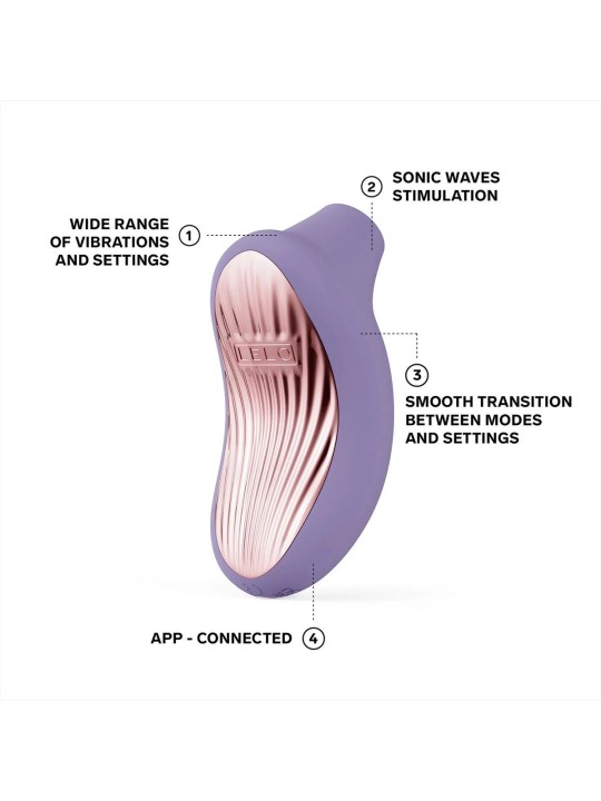 LELO - SONA 3 Clitoris Stimulator - Violet Dusk