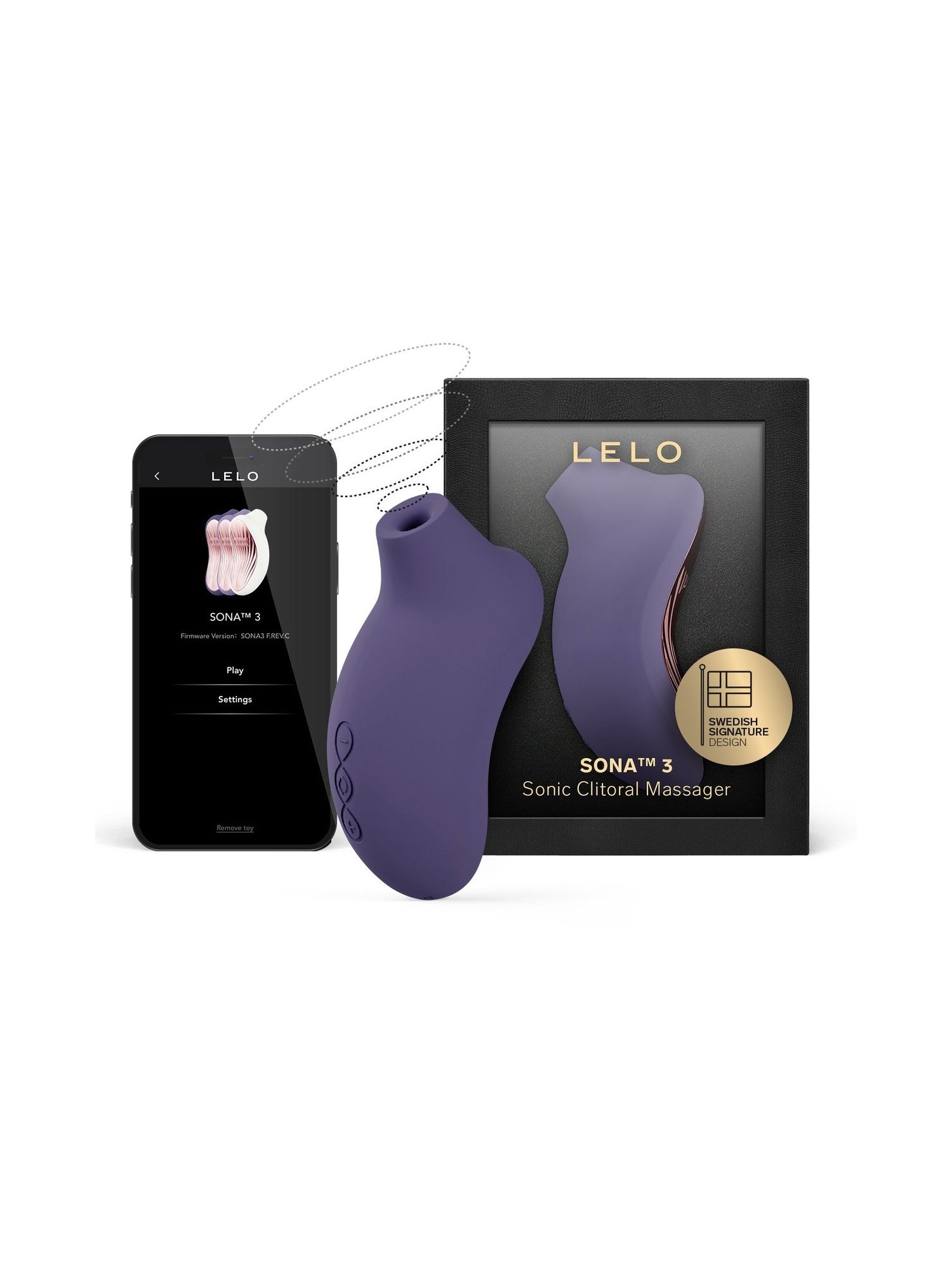 LELO - SONA 3 Clitoris Stimulator - Cyber Purple