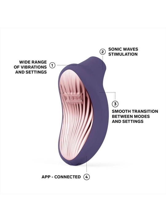 LELO - SONA 3 Clitoris Stimulator - Cyber Purple