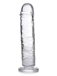 Jock C-Thru Transparante Dildo - 21 cm.