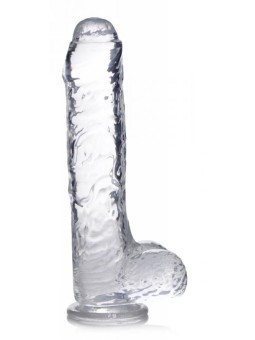 Jock C-Thru Transparante Dildo - 25 cm.