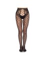 Leg Avenue - Netpanty Met Open Kruis - Zwart