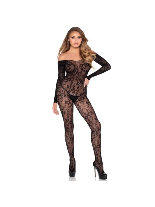 Leg Avenue - Lace Bodystocking - Zwart