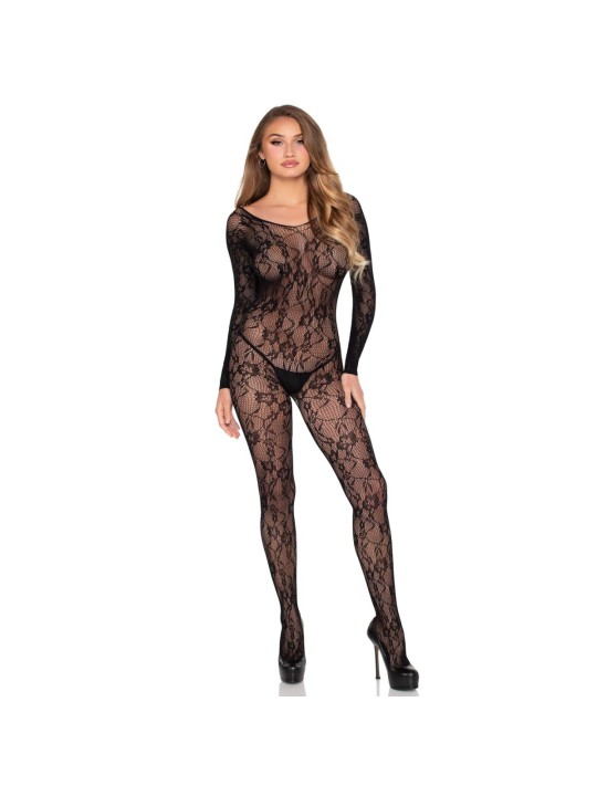 Leg Avenue - Lace Bodystocking - Zwart