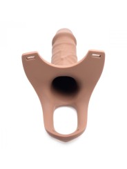 Holle Strap-On Siliconen Dildo Met Harnas