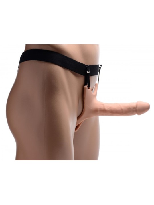 Holle Strap-On Siliconen Dildo Met Harnas