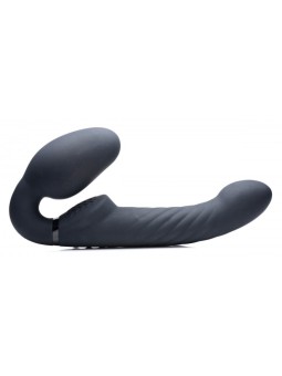 Swirl Vibrerende Strapless Strap-On - Black