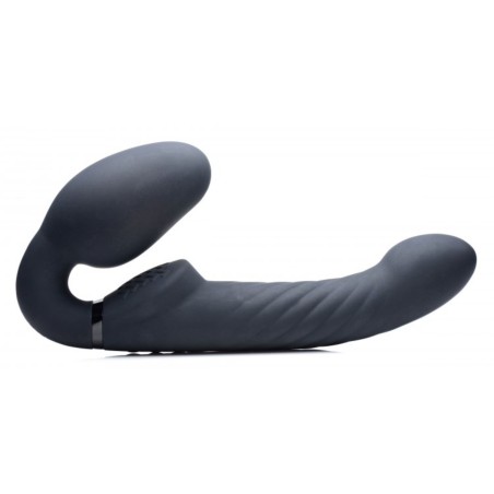 Swirl Vibrerende Strapless Strap-On - Black