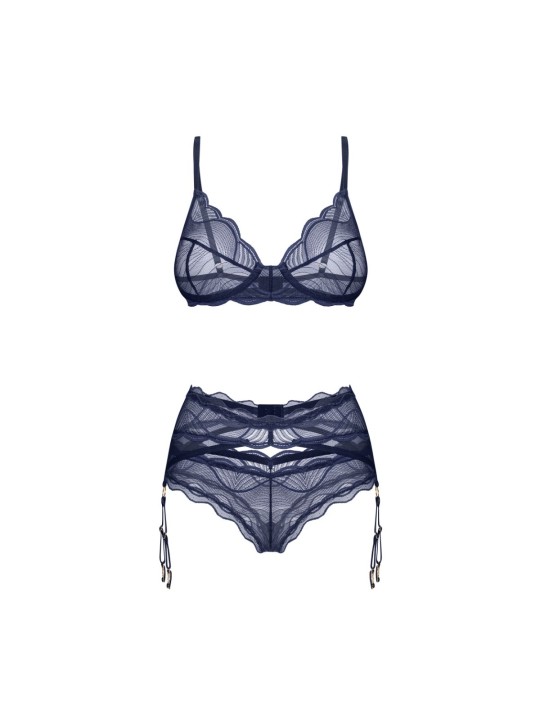 Obsessive - Nightly Lingerieset 3-delig - Blauw