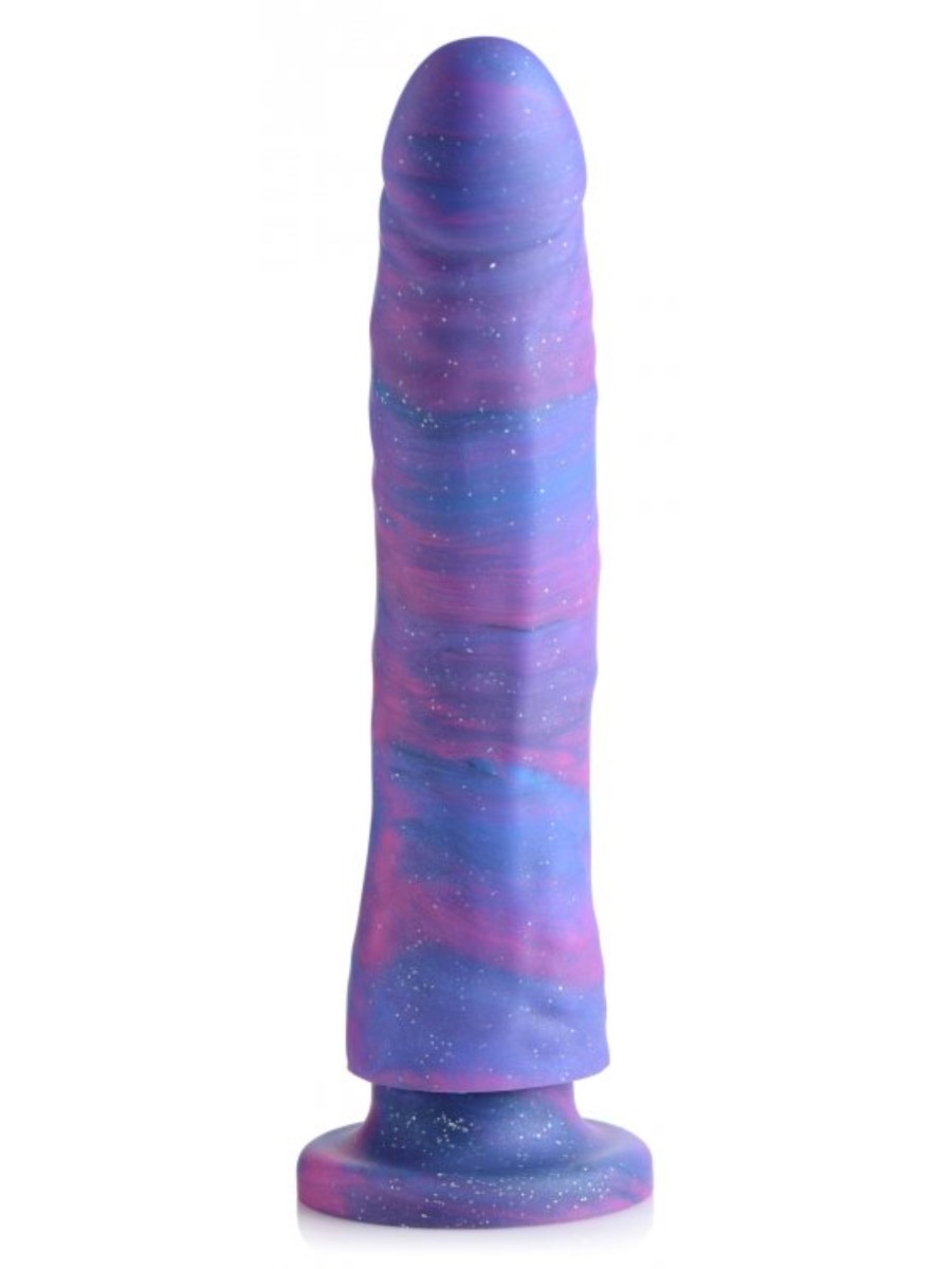 Magic Stick Siliconen Dildo Met Glitters - 24 cm