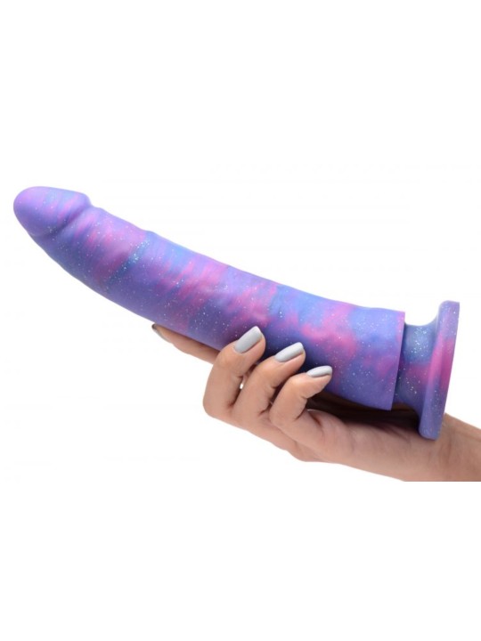 Magic Stick Siliconen Dildo Met Glitters - 24 cm