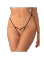 Obsessive - Isseme String Open Kruis - Zwart