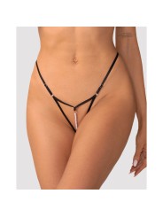 Obsessive - Isseme String Open Kruis - Zwart