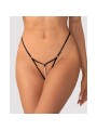 Obsessive - Isseme String Open Kruis - Zwart