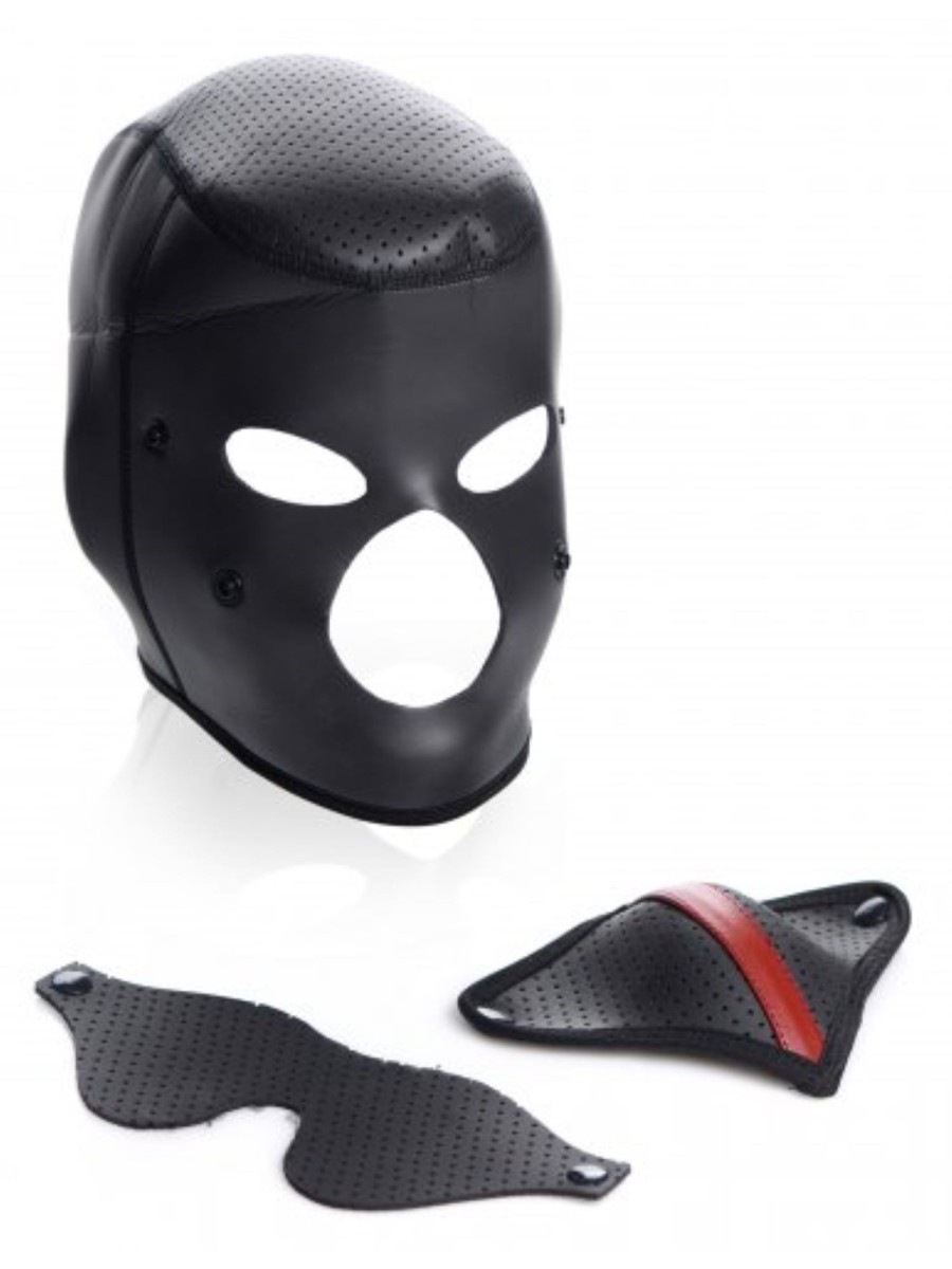 Scorpion Hood With Removable Blindfold And Mouth Mask
