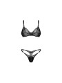 Obsessive - Olianna 2-delige Set - Zwart