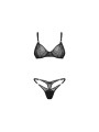 Obsessive - Olianna 2-delige Set - Zwart