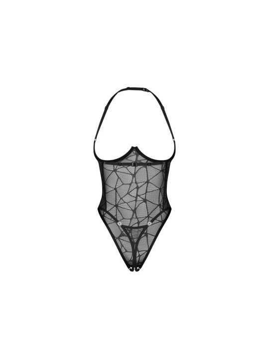 Obsessive - Olianna Teddy Open Kruis - Zwart