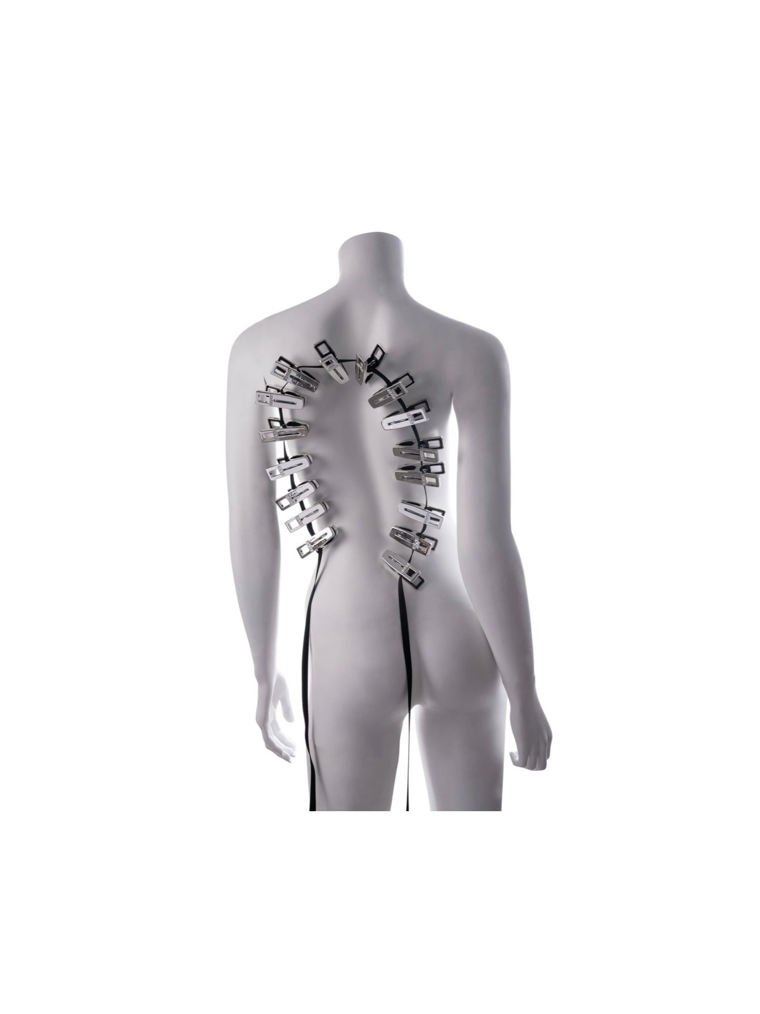 Sportsheets - Edge Body Zipper Clothes Pins - Zilver