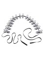 Sportsheets - Edge Body Zipper Clothes Pins - Zilver