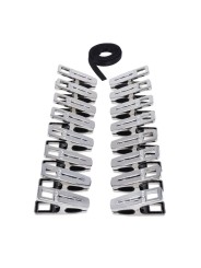 Sportsheets - Edge Body Zipper Clothes Pins - Zilver
