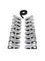 Sportsheets - Edge Body Zipper Clothes Pins - Zilver