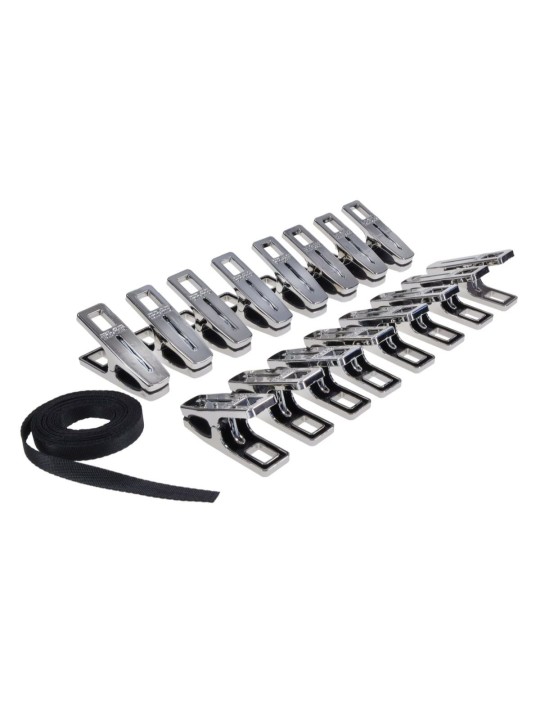 Sportsheets - Edge Body Zipper Clothes Pins - Zilver