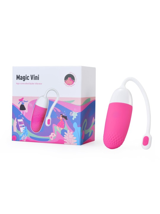 Magic Motion - Vini App-Controlled Vibrating Egg - Pink/White
