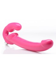 Revolver Vibrerende Strapless Strap-On XXL - Roze