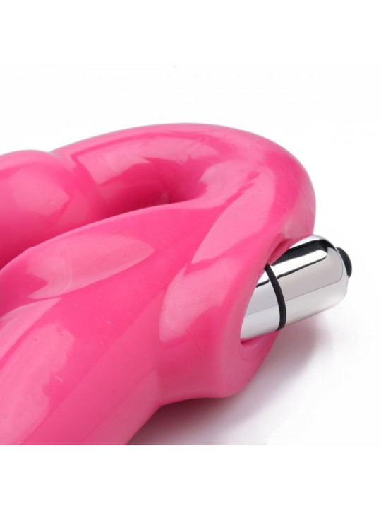 Revolver Vibrerende Strapless Strap-On XXL - Roze