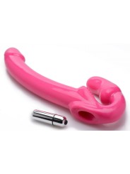 Revolver Vibrerende Strapless Strap-On XXL - Roze