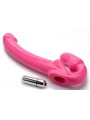 Revolver Vibrerende Strapless Strap-On XXL - Roze