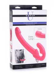 Revolver Vibrerende Strapless Strap-On XXL - Roze