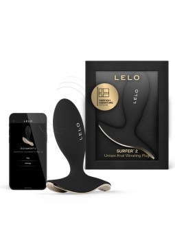 LELO - SURFER 2 Vibrerende Anaal Plug - Zwart