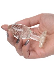 Glow-in-the-Dark Anaalplug Van Glas - Small