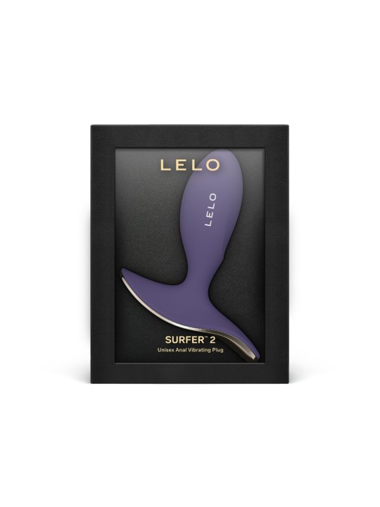 LELO - SURFER 2 Vibrating Anal Plug - Cyber Purple