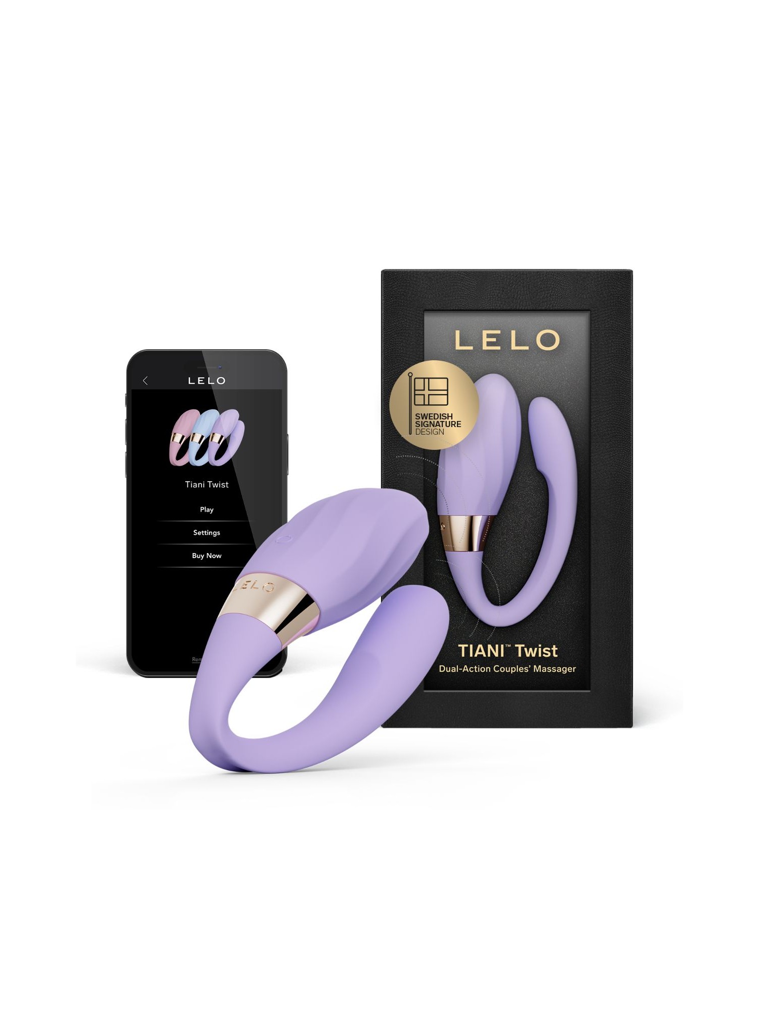 LELO - TIANI Twist Couples Vibrator - Lavender