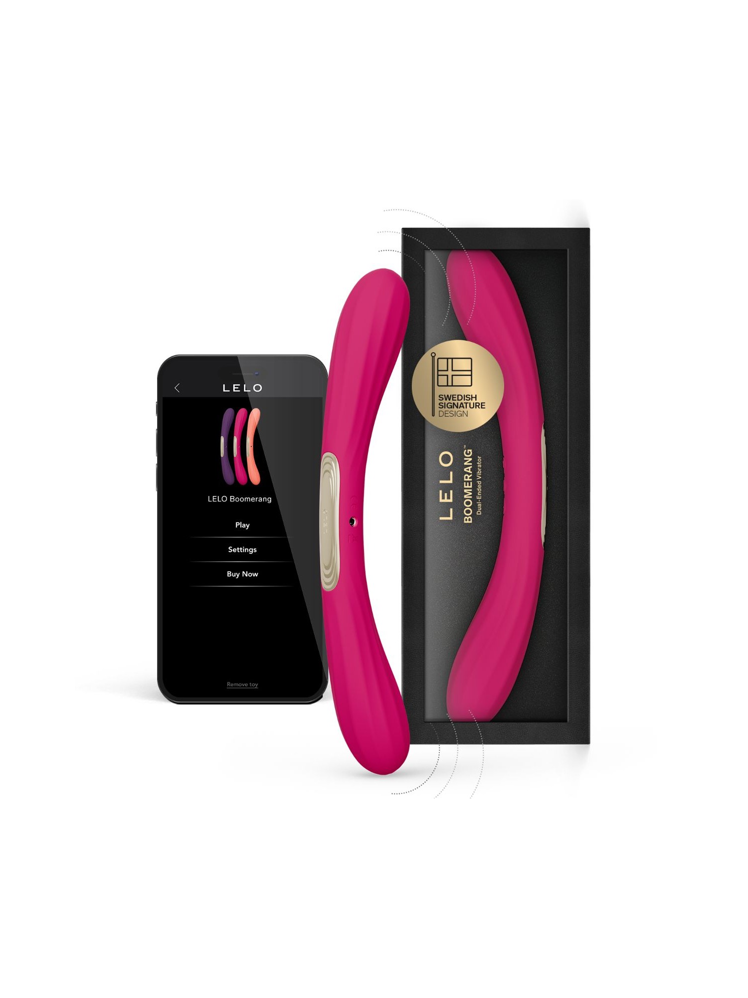 LELO - Boomerang Dubbele Vibrator - Cerise