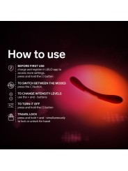 LELO - BOOMERANG Dubbele Vibrator - Coral Red