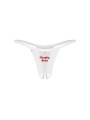 Obsessive - Weddya Bride Crotchless Thong - White