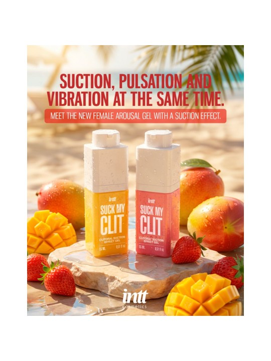 INTT - Suck My Clit Gel Wilde Aardbei - 15ml