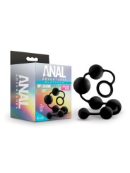 Anal Adventures Platinum - Siliconen Anaal Kralen - Large