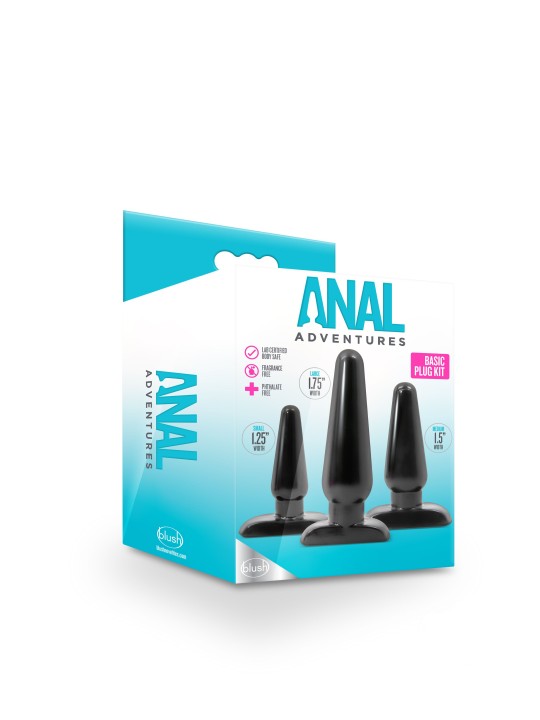 Anal Adventures - Basic Plug Kit