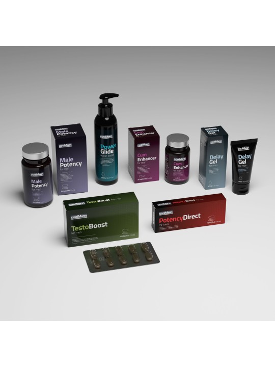 CoolMann - Power Glide Massage Olie en Glijmiddel