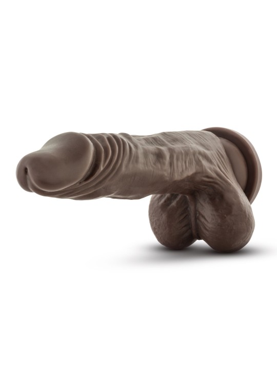 Dr. Skin - Realistische Dildo Met Zuignap 21 cm - Chocolate